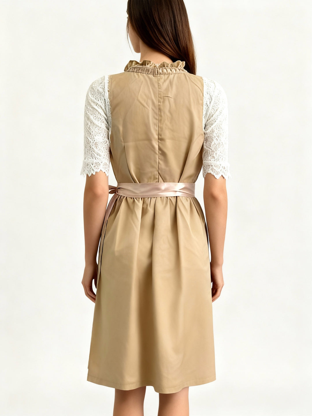 Lieselotte | Damen Dirndl Oktoberfest Tracht, 60 chars - Camel - Image 3