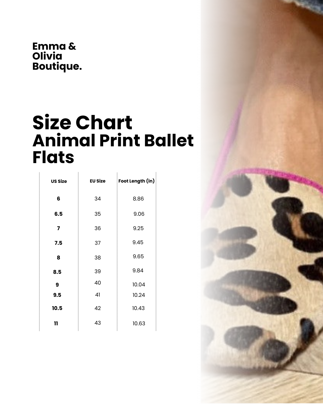 Liselotte | Damen Leopardenmuster Ballerinas - Brown - Image 4