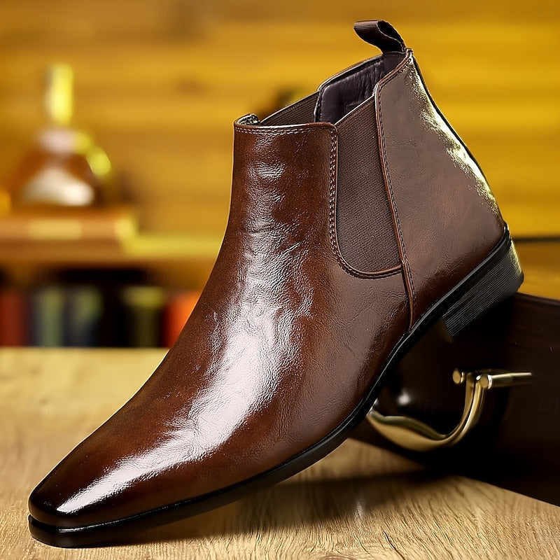 Lorenz | Herren Chelsea Stiefeletten Boots Braun - Brown - Image 1