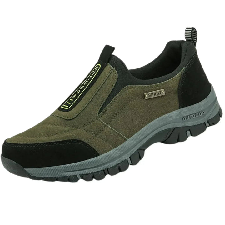 Angelo | Herren Slip-On Sneaker Outdoor Wanderschuhe ohne Schnürsenkel