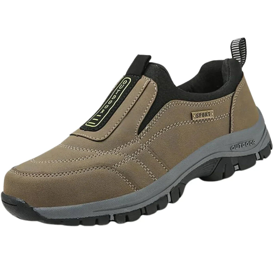 Angelo | Herren Slip-On Sneaker Outdoor Wanderschuhe ohne Schnürsenkel