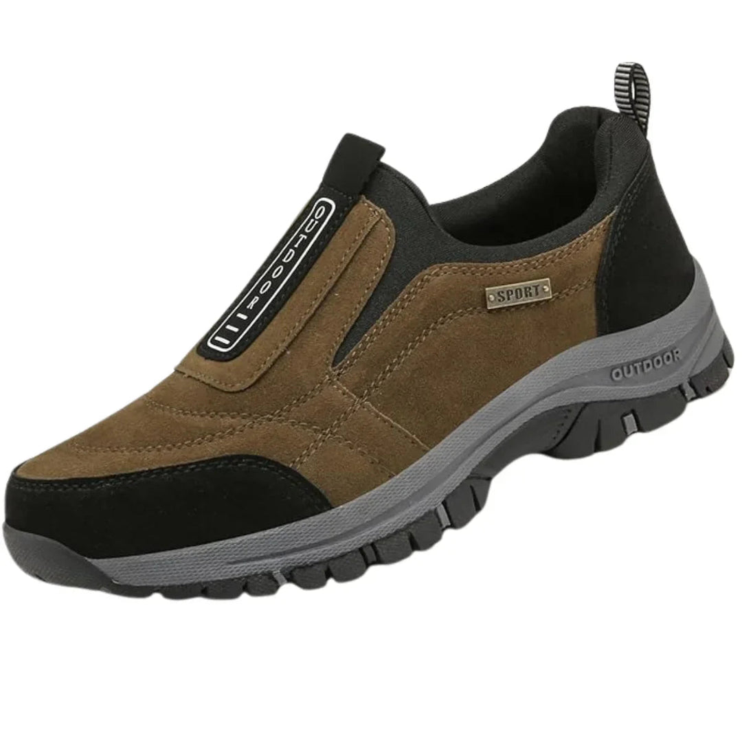 Angelo | Herren Slip-On Sneaker Outdoor Wanderschuhe ohne Schnürsenkel