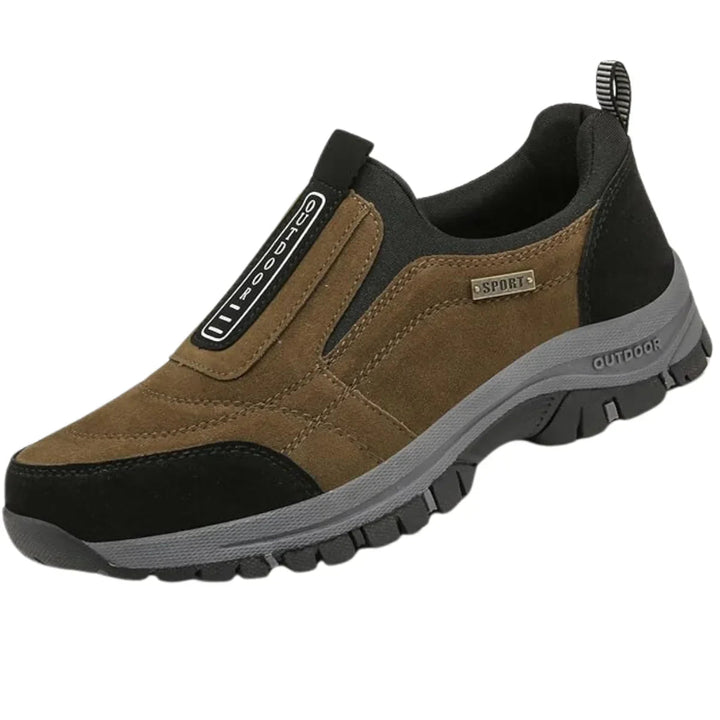 Angelo | Herren Slip-On Sneaker Outdoor Wanderschuhe ohne Schnürsenkel