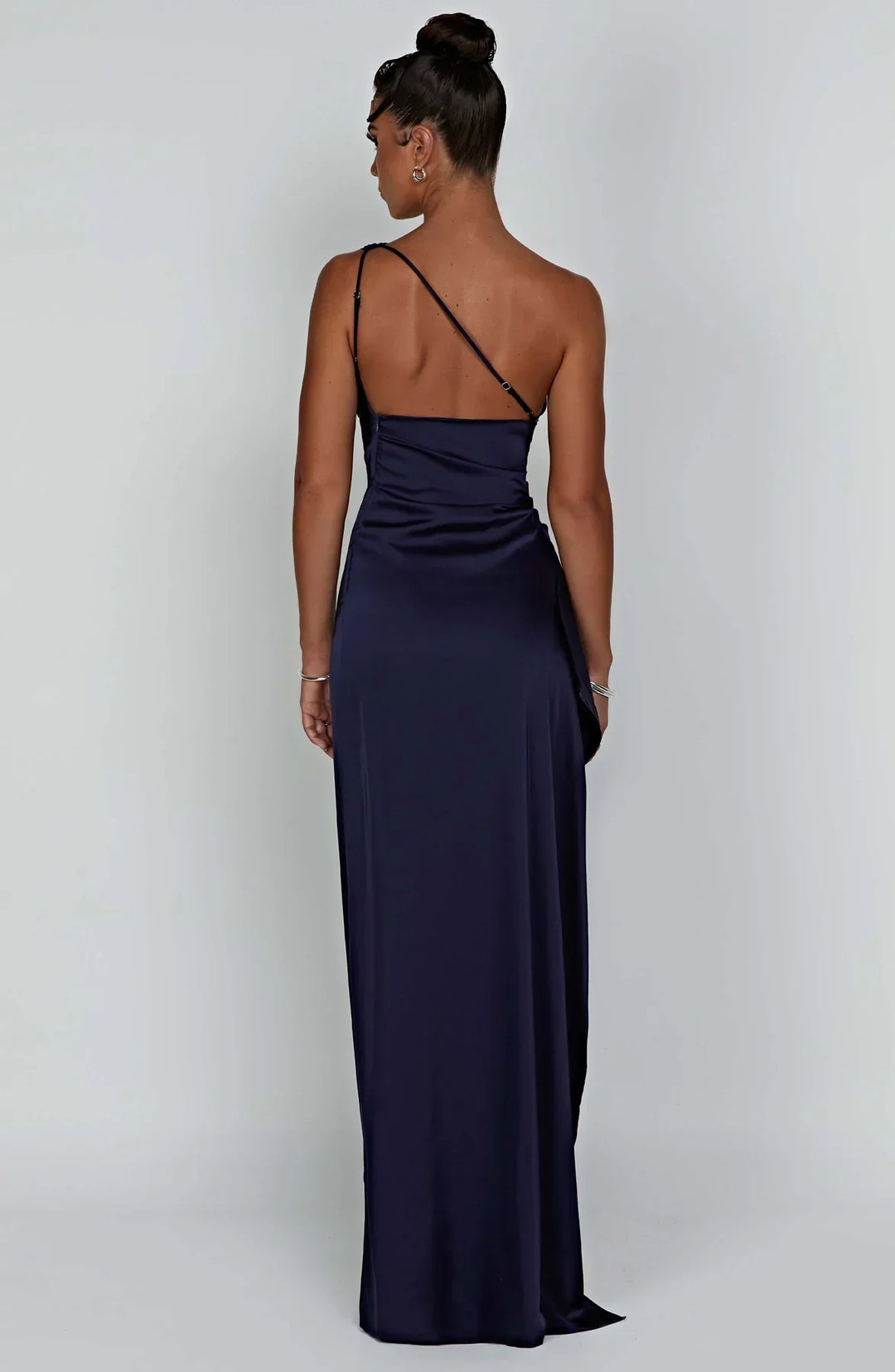 Lysandra | Damen One-Shoulder Abendkleid mit Schlitz - Red - Image 21