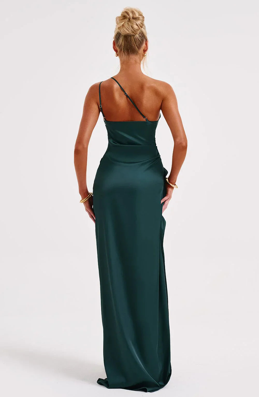 Lysandra | Damen One-Shoulder Abendkleid mit Schlitz - Red - Image 57