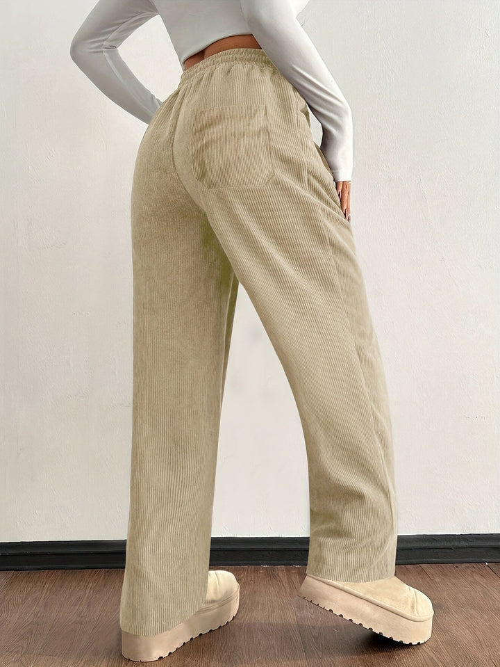 Tessa | Cordhose für Damen weites Bein und lässige Hose