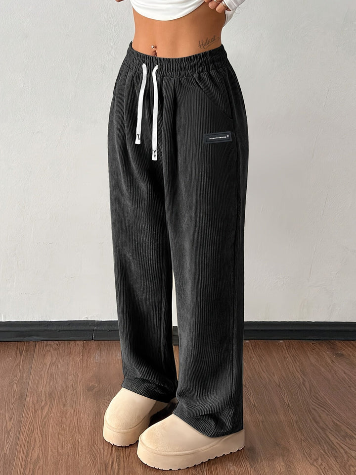 Tessa | Cordhose für Damen weites Bein und lässige Hose
