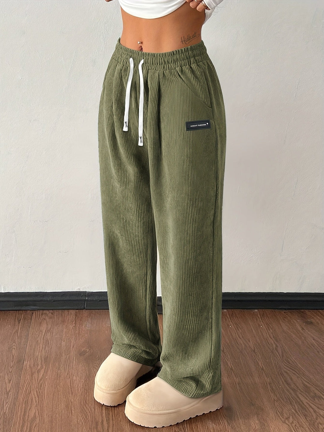 Tessa | Cordhose für Damen weites Bein und lässige Hose