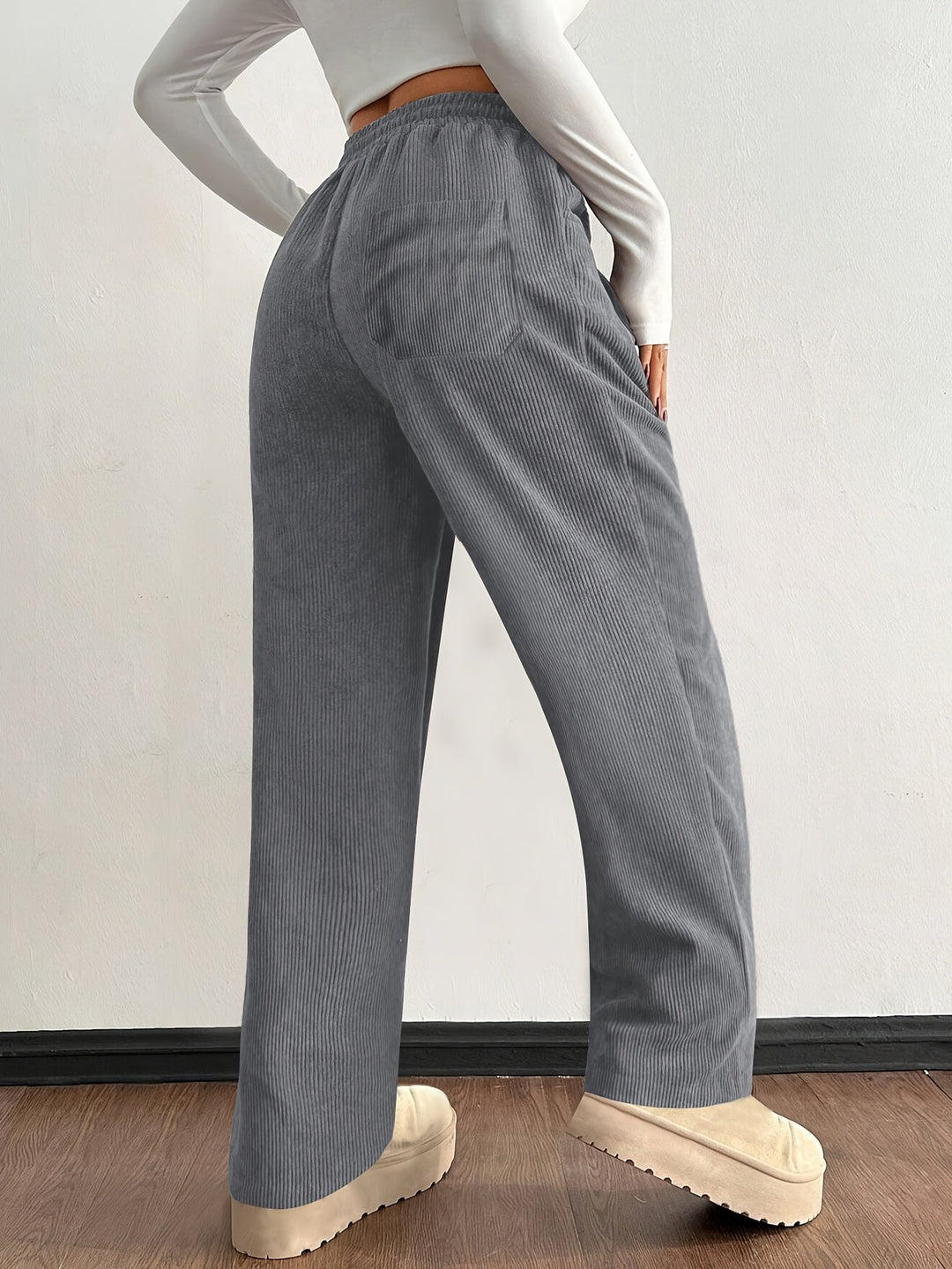 Tessa | Cordhose für Damen weites Bein und lässige Hose