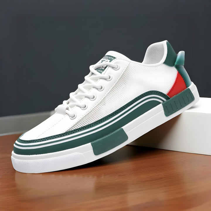 Malik | Herren Low-Top Sneaker mit Schnürung - White - Image 2