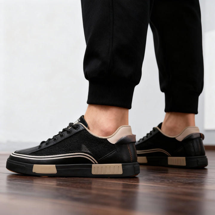 Malik | Herren Low-Top Sneaker mit Schnürung - White - Image 8