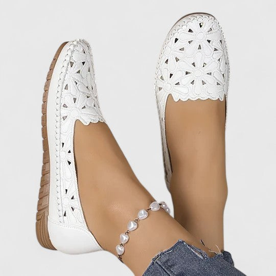 Marlena | Damen Durchbrochene Ballerinas - Image 2