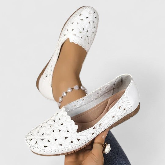 Marlena | Damen Durchbrochene Ballerinas - Image 6