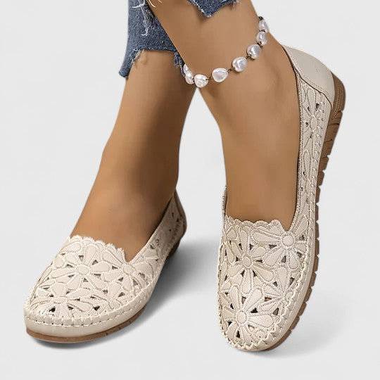 Marlena | Damen Durchbrochene Ballerinas - Image 7