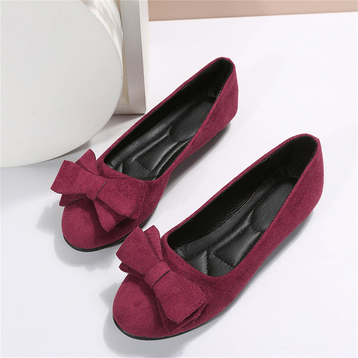 Marlotta | Damen Ballerinas mit Schleife - Green - Image 7