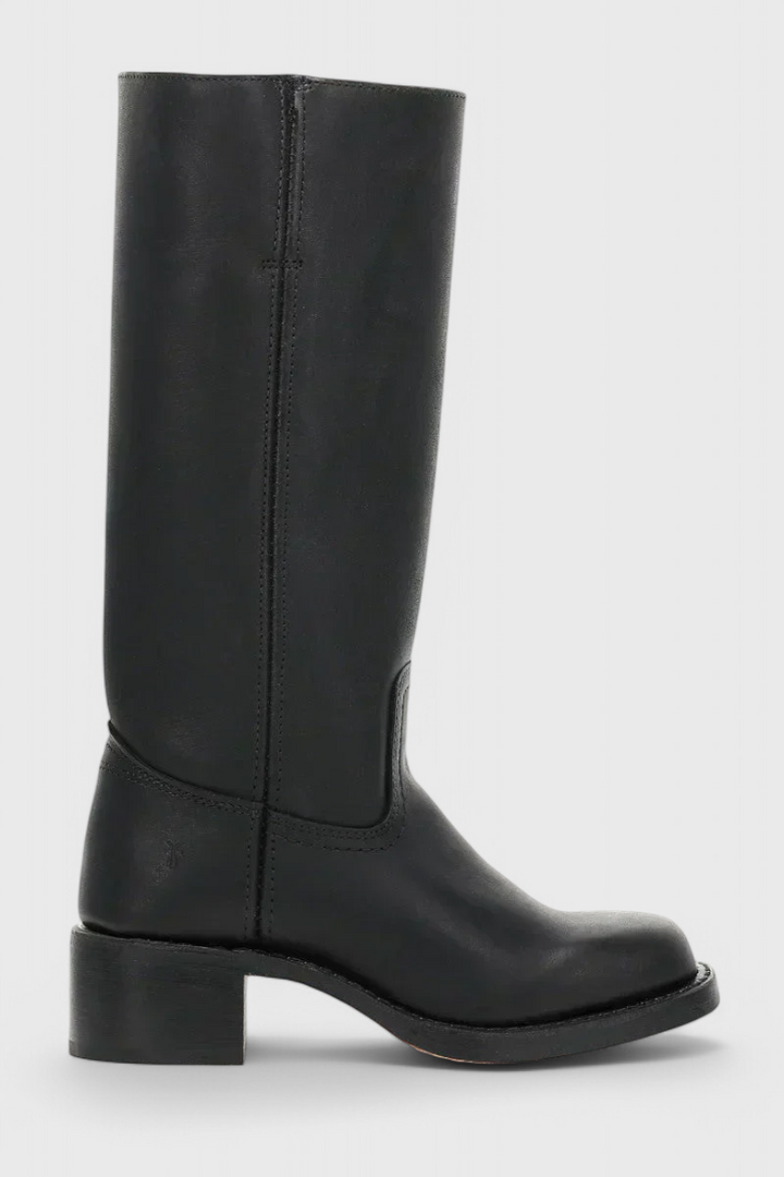 Marvike | Damen Kniehohe Stiefel mit Blockabsatz - Camel - Image 13
