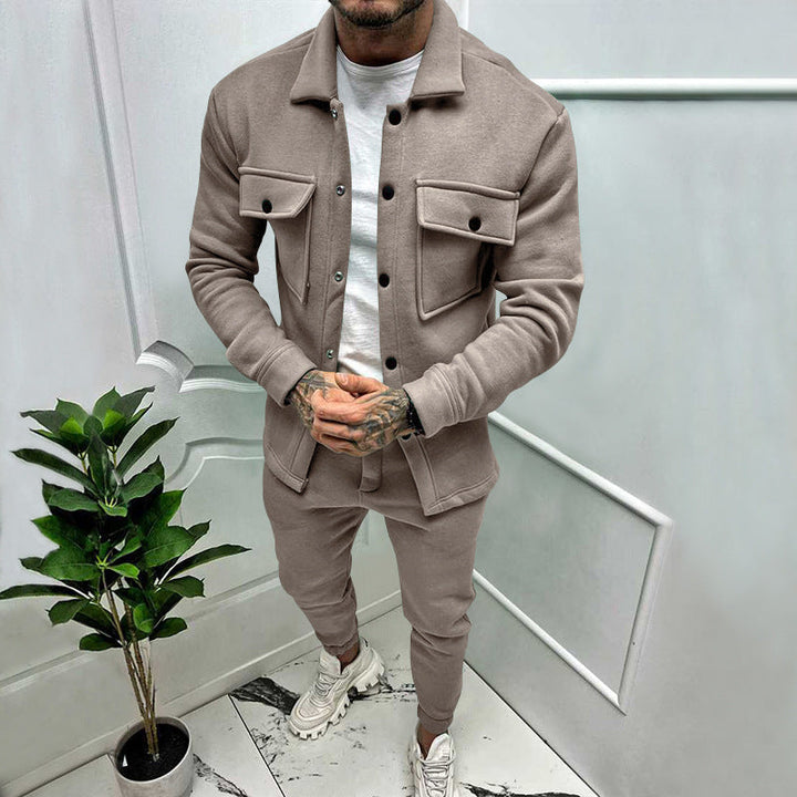 Matthias | Herren Zweiteiler Set Rot - Red - Image 10