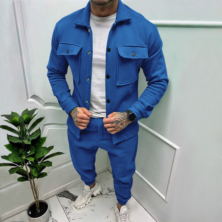 Matthias | Herren Zweiteiler Set Rot - Red - Image 9