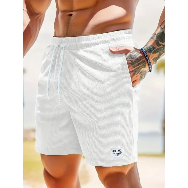 Maximilian | Herren Badeshorts mit Kordelzug - Blue - Image 3