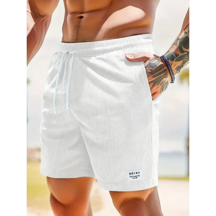 Maximilian | Herren Badeshorts mit Kordelzug - Blue - Image 3