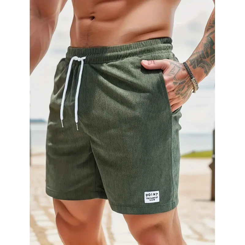 Maximilian | Herren Badeshorts mit Kordelzug - Blue - Image 4