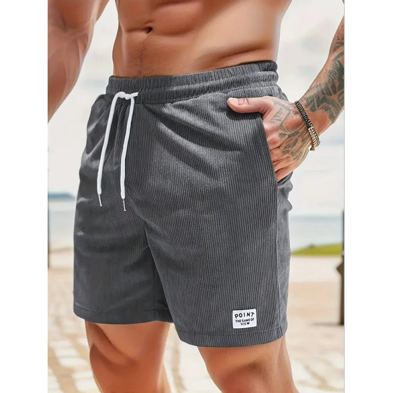 Maximilian | Herren Badeshorts mit Kordelzug - Blue - Image 7