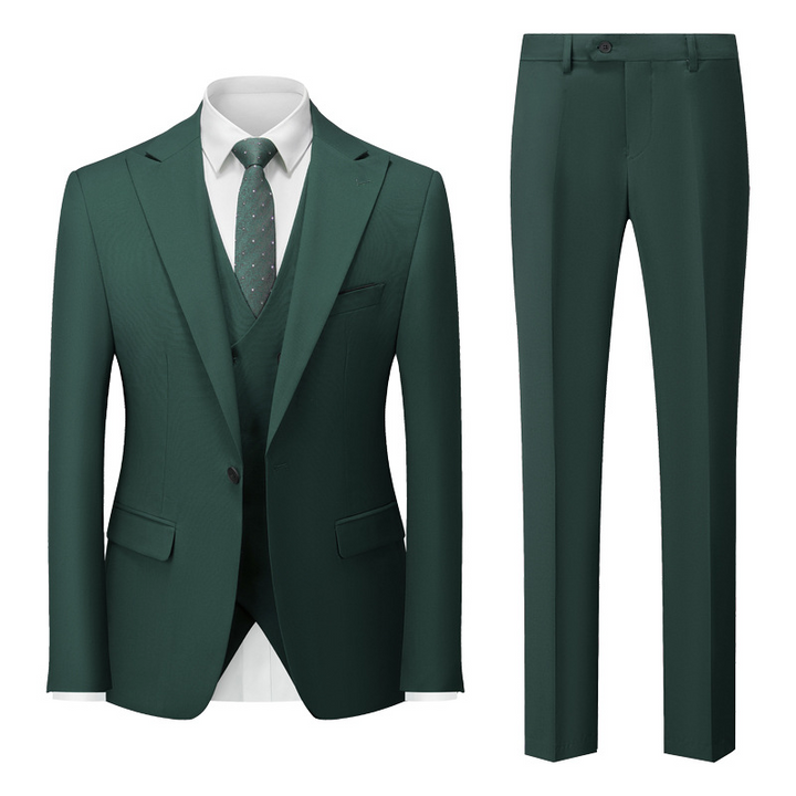 Maximilian | Herren Business Anzug Set Schwarz - Black - Image 10