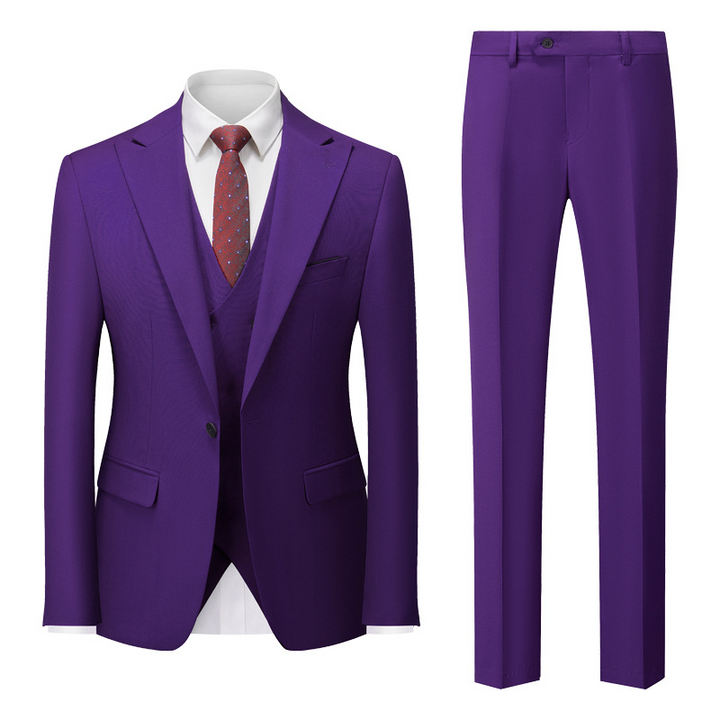 Maximilian | Herren Business Anzug Set Schwarz - Black - Image 13