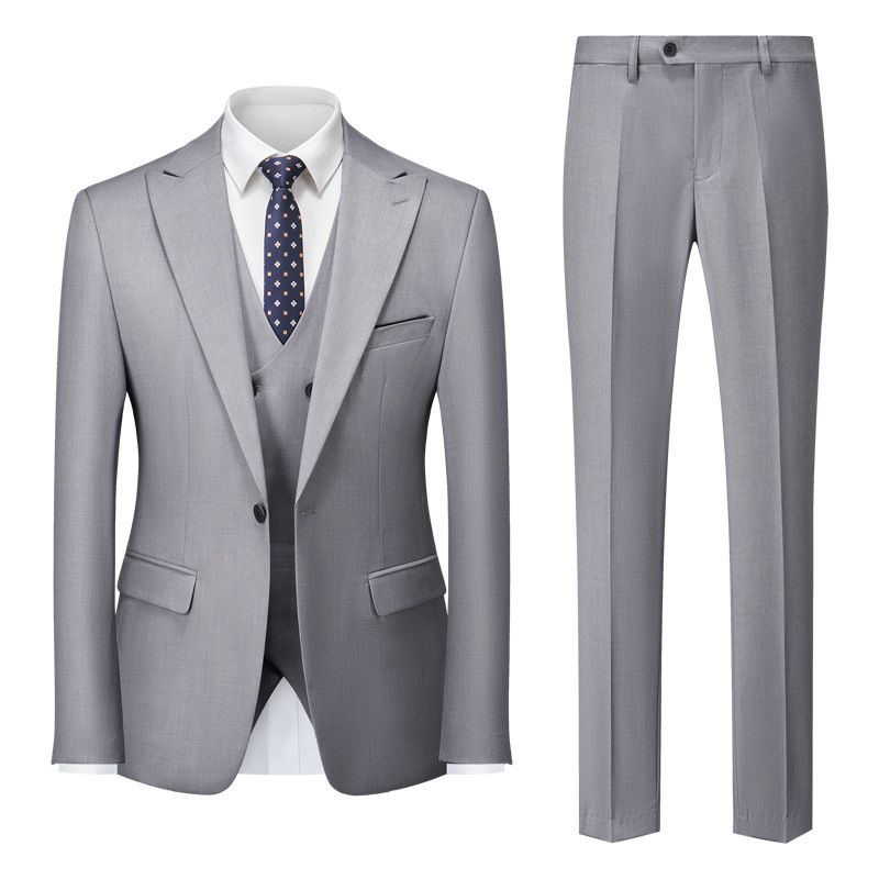 Maximilian | Herren Business Anzug Set Schwarz - Black - Image 3