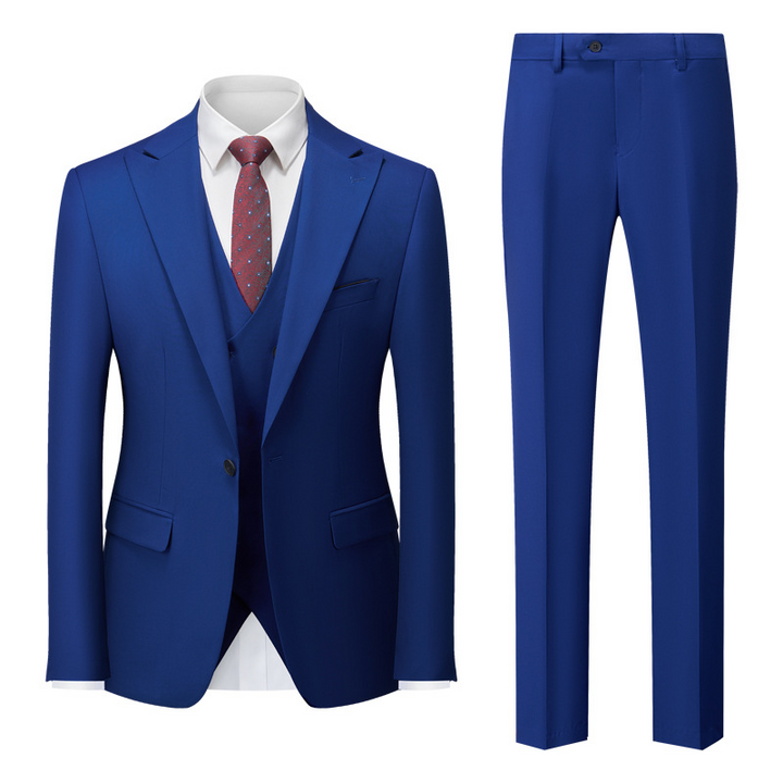 Maximilian | Herren Business Anzug Set Schwarz - Black - Image 6
