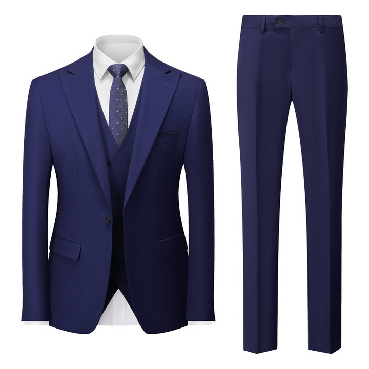 Maximilian | Herren Business Anzug Set Schwarz - Black - Image 7