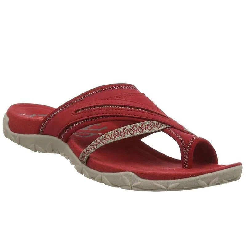 Maximiliane | Damen Flache Komfort Sandalen
