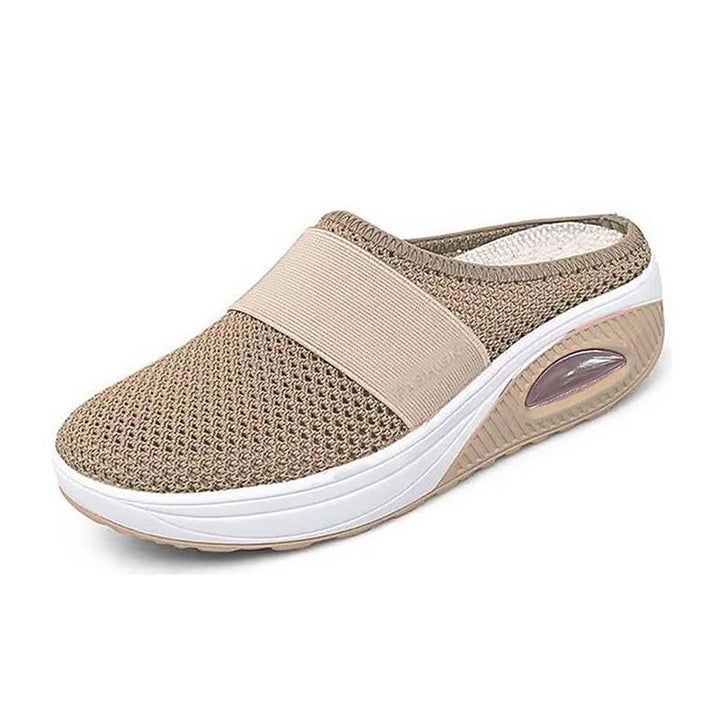 Meike | Damen Slip-On Sneaker mit Luftkissensohle - Pink - Image 11