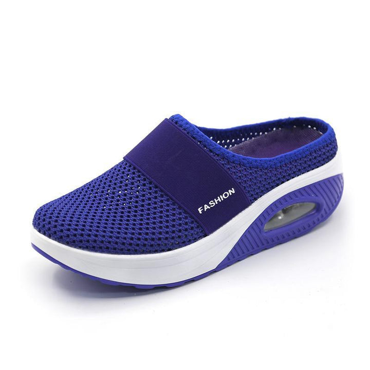 Meike | Damen Slip-On Sneaker mit Luftkissensohle - Pink - Image 13