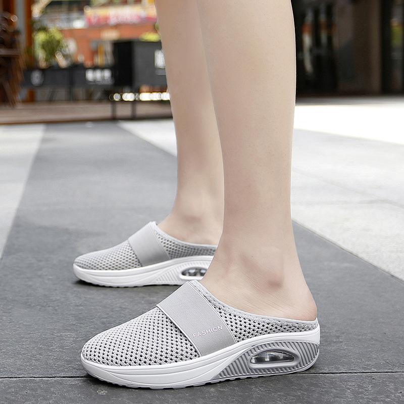 Meike | Damen Slip-On Sneaker mit Luftkissensohle - Pink - Image 6