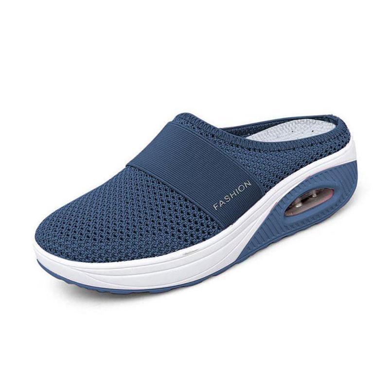 Meike | Damen Slip-On Sneaker mit Luftkissensohle - Pink - Image 9