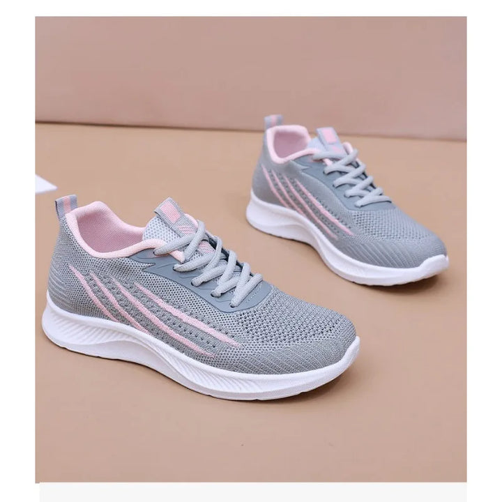 Nikola | Damen Sportschuhe Laufschuhe Sneaker - Grey - Image 2