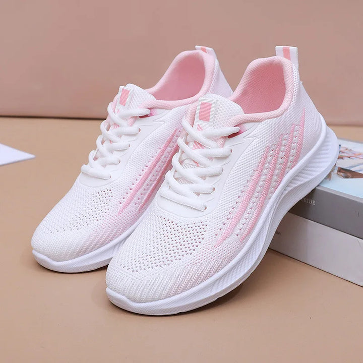 Nikola | Damen Sportschuhe Laufschuhe Sneaker - Grey - Image 3