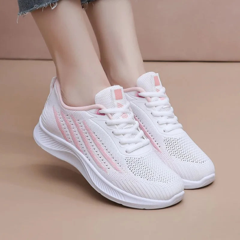 Nikola | Damen Sportschuhe Laufschuhe Sneaker - Grey - Image 4