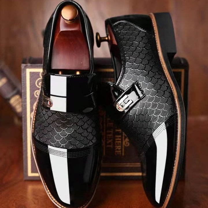 Norbert | Herren Business Loafer ohne Schnürsenkel - Black - Image 1