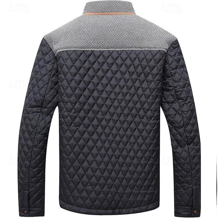 Ormbert | Herren Steppjacke mit Stehkragen - Khaki - Image 5