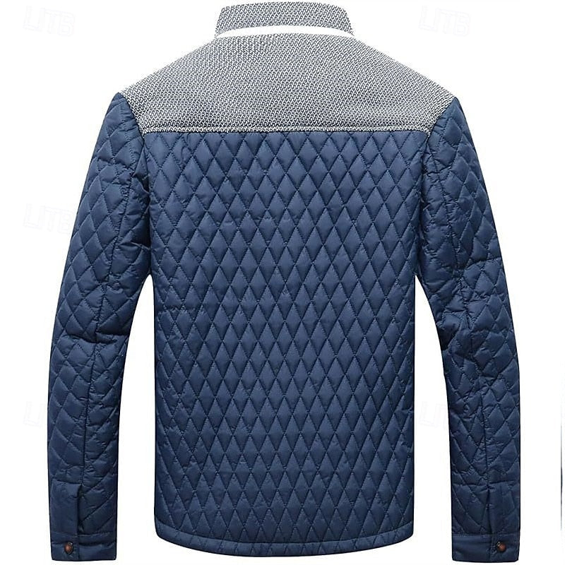 Ormbert | Herren Steppjacke mit Stehkragen - Khaki - Image 7