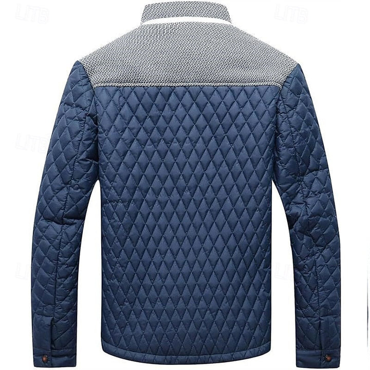 Ormbert | Herren Steppjacke mit Stehkragen - Khaki - Image 7