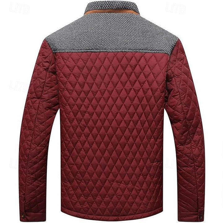 Ormbert | Herren Steppjacke mit Stehkragen - Khaki - Image 9