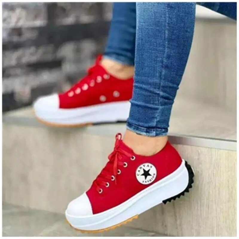Luna | Damen Sneaker mit Plateausohle in verschiedenen Farben
