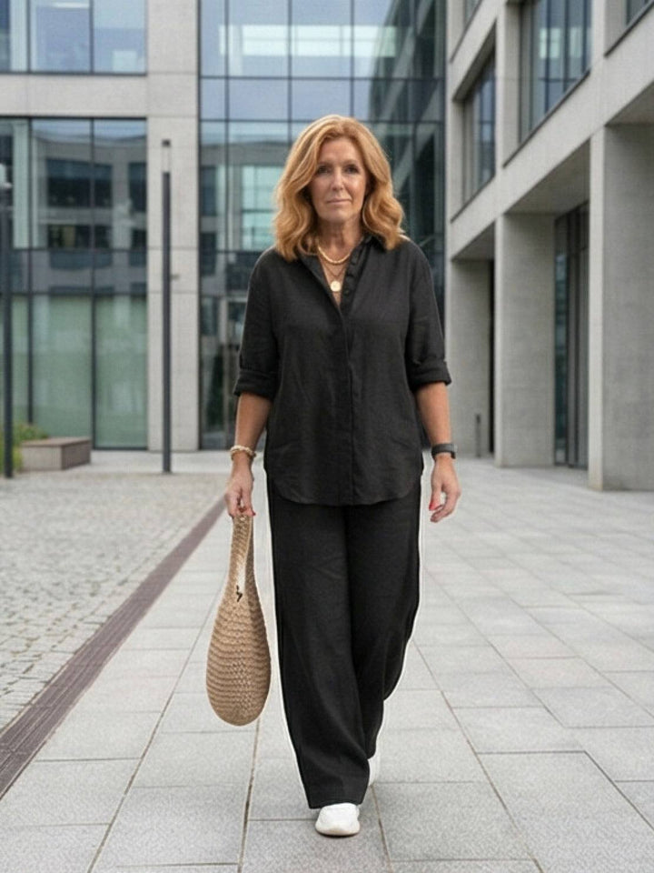 Marina | Damen set Hemd und Weithose Zweiteiler