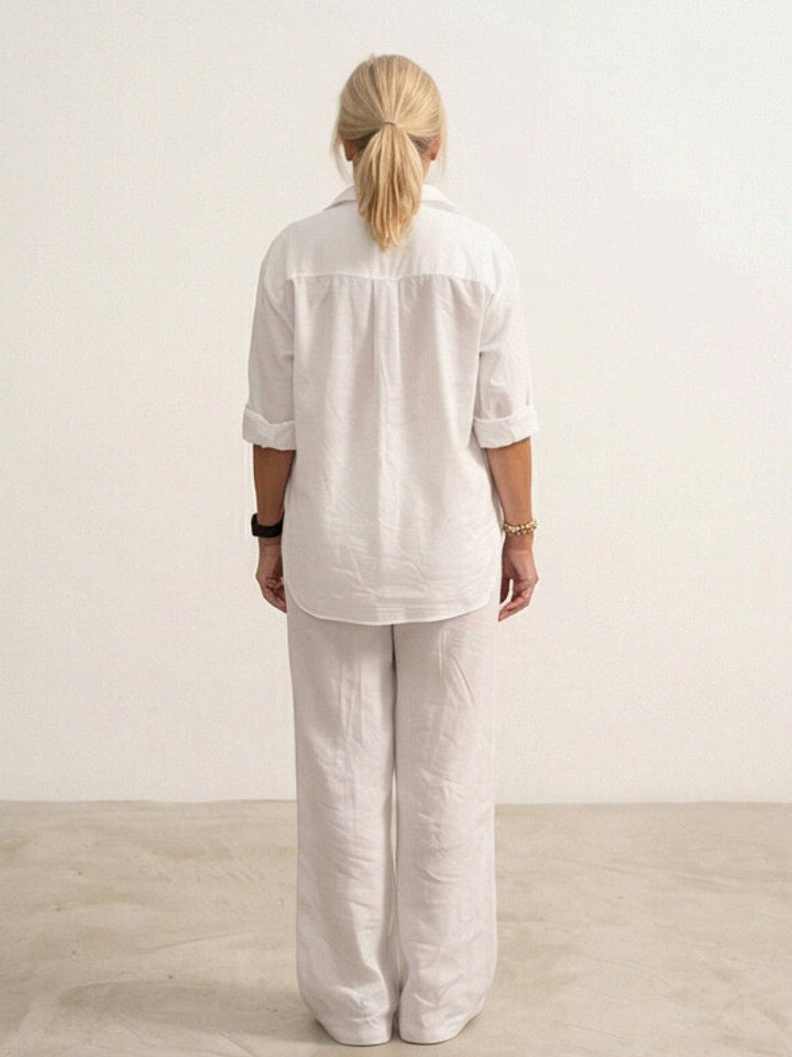 Marina | Damen set Hemd und Weithose Zweiteiler
