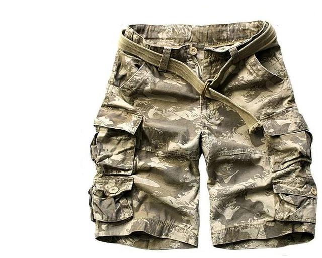 Lukas | Herren Cargo Shorts Camouflage Bermuda Kurze Hose Sommer