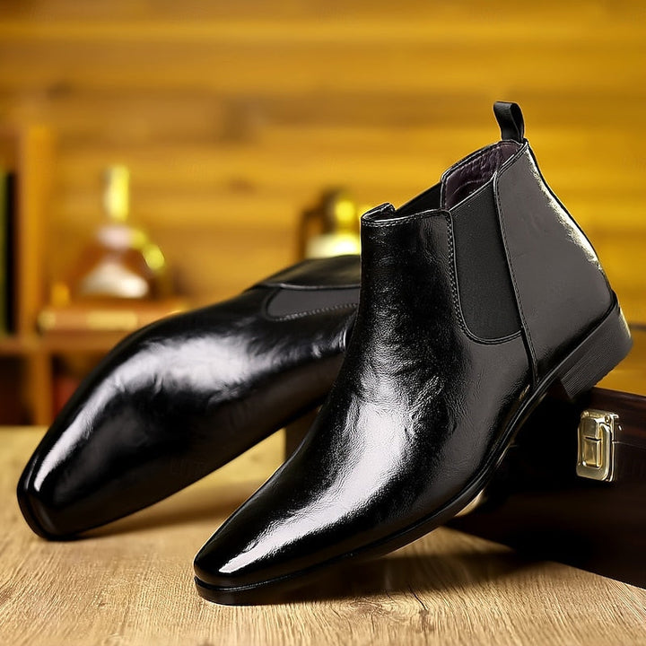 Wendelin | Herren Chelsea-Stiefelette klassisch braun - Brown - Image 4