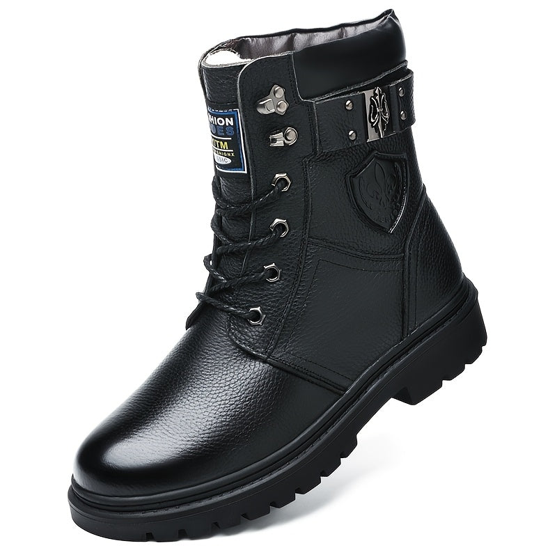 Radwin | Herren Wasserdichte Winterstiefel Gefüttert - Black - Image 1